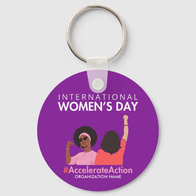 Chaveiro Dia Internacional da Mulher 2025, Aceleração da Aç (Frente)