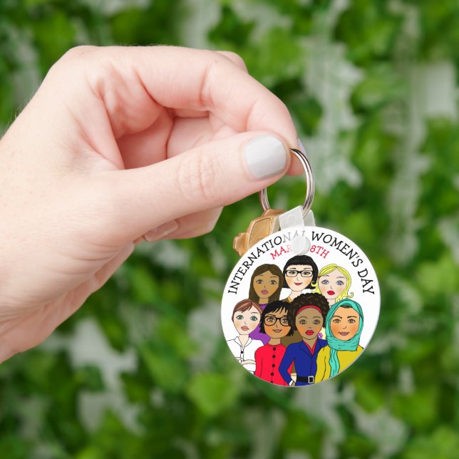 Chaveiro Dia Internacional da Mulher 8 de março (Mão)