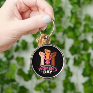 Chaveiro Dia Internacional da Mulher 8 de Março