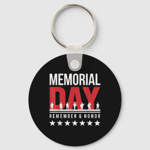 Chaveiro Dia Memorial Lembre-se do Homenagem a Soldados Fal