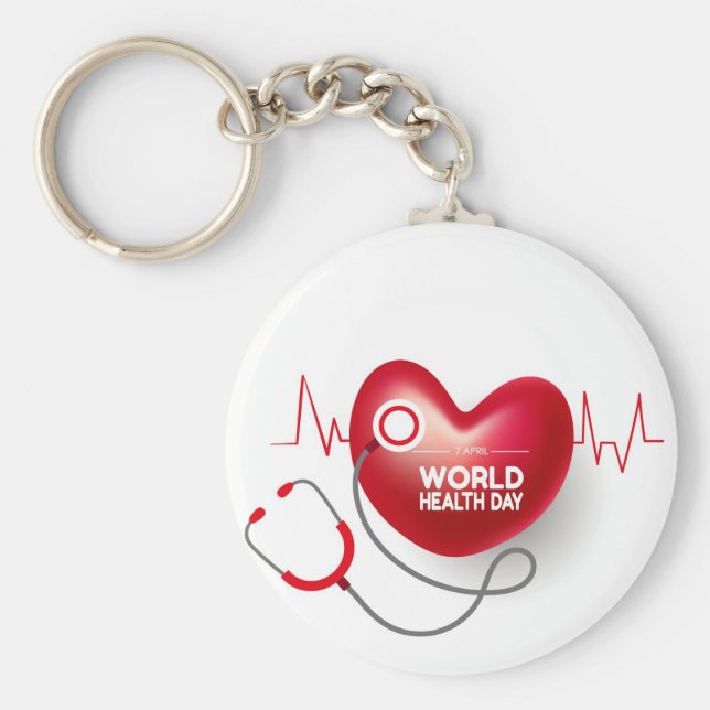 Chaveiro Dia Mundial da Saúde (Frente)