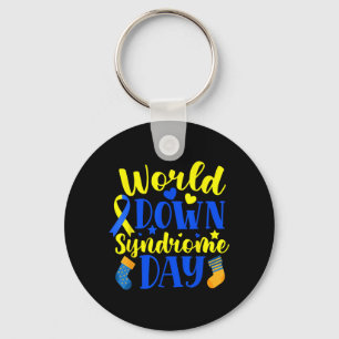 Chaveiro Dia Mundial da Síndrome de Down Meias para Homens 