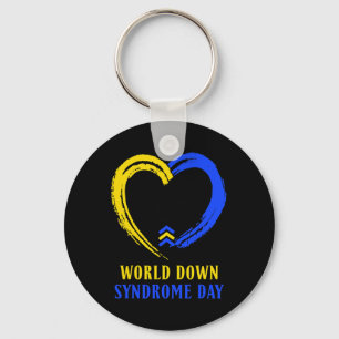 Chaveiro Dia Mundial da Síndrome de Down para combater idei
