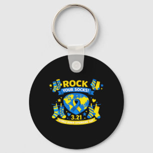 Chaveiro Dia Mundial da Síndrome de Down Rock Your Socks