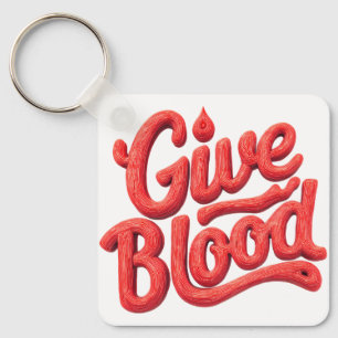 Chaveiro Dia Mundial do Dador de Sangue - Texto de Dádiva d