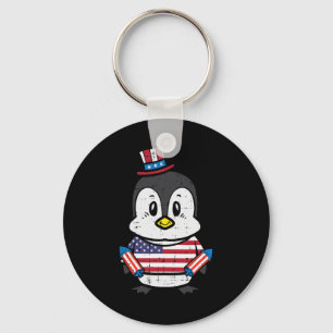 Chaveiro Dia Pinguim 4 de julho América Toddler Boys Crianç