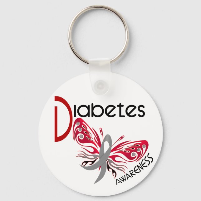 Chaveiro Diabetes BUTTERFLY 3 (Frente)