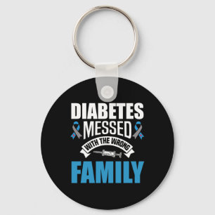 Chaveiro Diabetes Mensados Com A Família Errada T1d Tipo Um