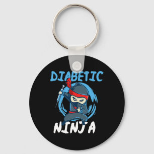 Chaveiro Diabetes Ninja - T1D Awarenes da Diabetes
