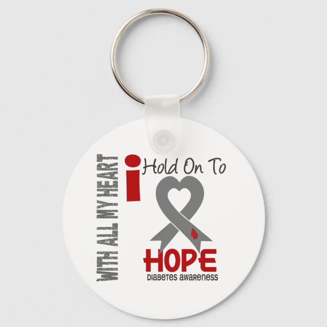 Chaveiro Diabetes Que Tenho Esperança (Frente)