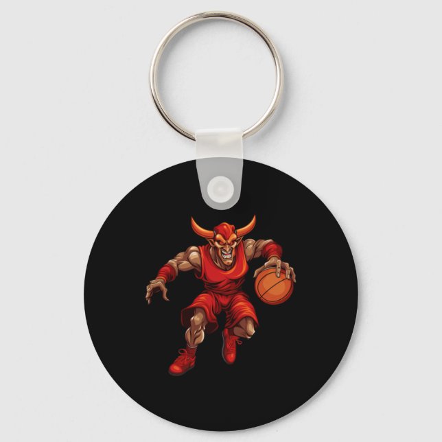 Chaveiro Diabo de Basquete (Frente)