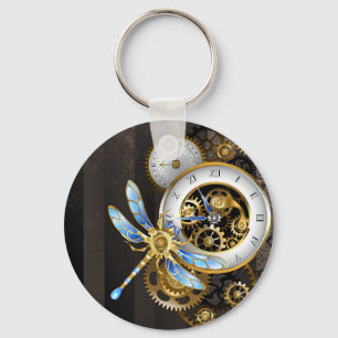 Chaveiro Dials Steampunk com Dragonfly