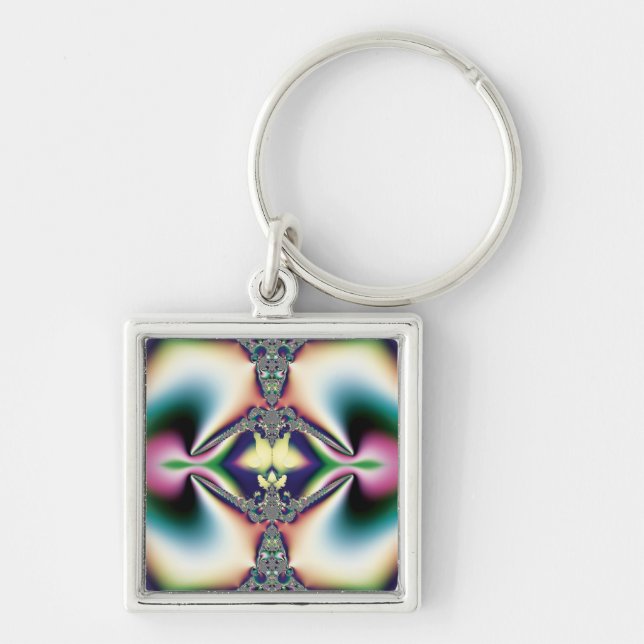 Chaveiro Diamante Arco-íris (Frente)
