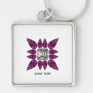 Chaveiro Diamante Roxo