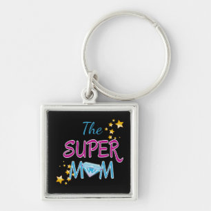 Chaveiro Diamantes da Super Mãe dia de as mães belo texto