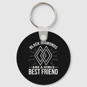 Chaveiro Diamantes Negros São O Melhor Amigo De Uma Garota