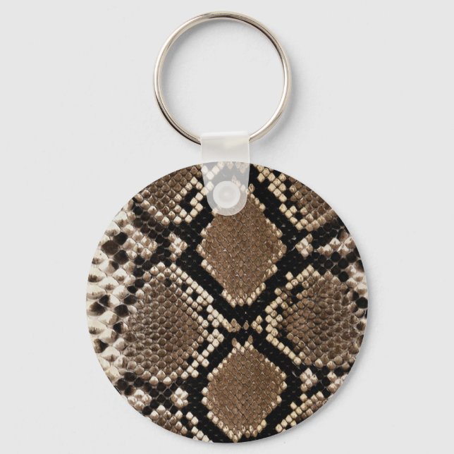 Chaveiro Diamond Back Rattlessnake Skin (Frente)