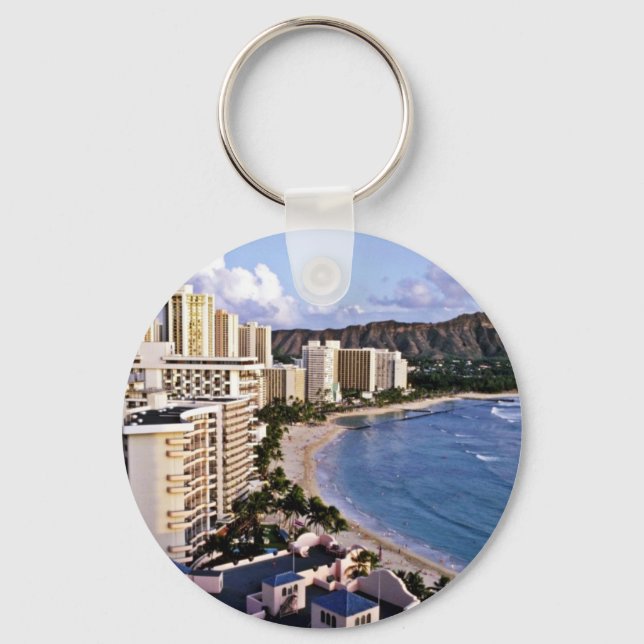 Chaveiro Diamond Head - Waikiki Beach, Oahu (Frente)