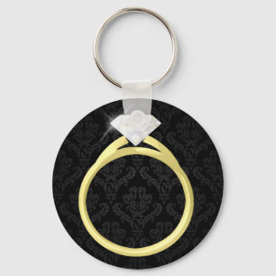 Chaveiro Diamond Solitaire Ring