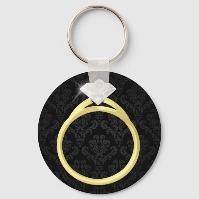 Chaveiro Diamond Solitaire Ring (Frente)