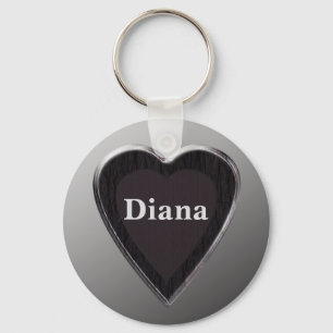 Chaveiro Diana Heart Keychain por 369MyName