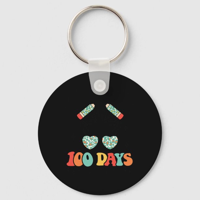 Chaveiro Dias Mais Inteligentes 100 Dias De Escola Maldito  (Frente)