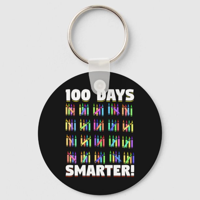 Chaveiro Dias Mais Inteligentes Para O Estudante Do Crayons (Frente)
