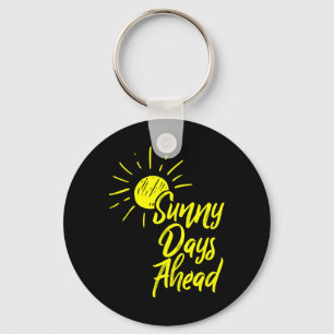 Chaveiro Dias Úteis À Frente Desenho Amarelo Do Sol E Verão