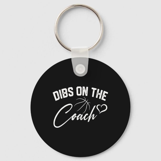 Chaveiro Dibs Na Esposa De Treinador De Basquete Da Coach,  (Frente)