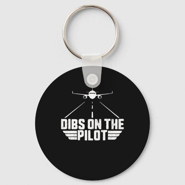 Chaveiro Dibs No Avião-Piloto Namorada (Frente)