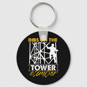 Chaveiro Dibs No Trepador De Torre Transmitindo Cl Vertical