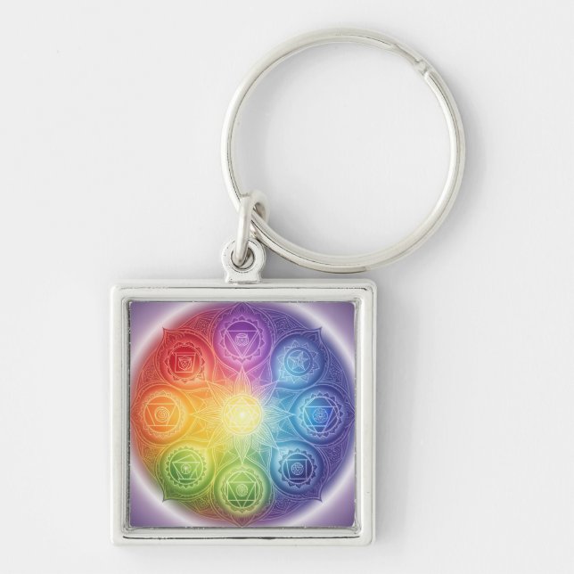 Chaveiro Die 7 Chakren´9 (Frente)