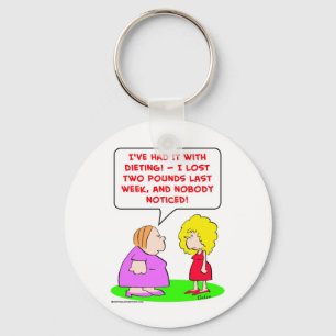 Chaveiro dieta, perdida, duas, libras, ninguém, observadas