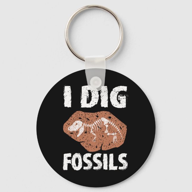 Chaveiro Dig Fossils Paleontology Costume Geology Paleont (Frente)