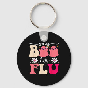 Chaveiro Diga Boo Aos Nurs Fantasmas Da Flu Dia de as Bruxa