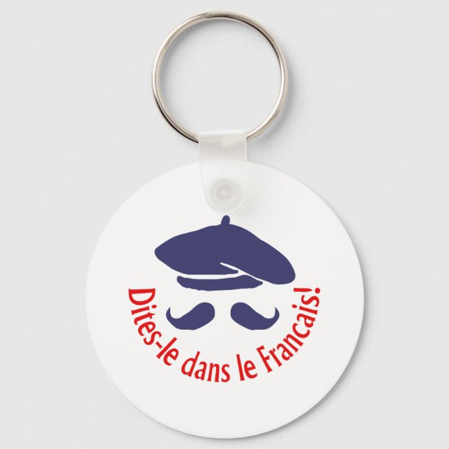 CHAVEIRO DIGA EM FRANCÊS (Frente)