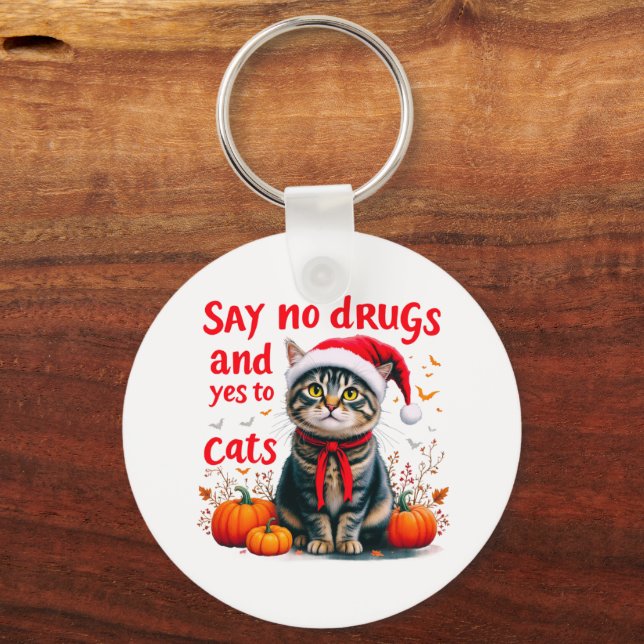 Chaveiro Diga "não" às drogas e "sim" à consciência perfeit (Frente)