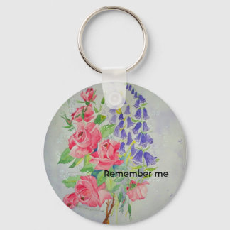 Chaveiro Digitalis e Rosa