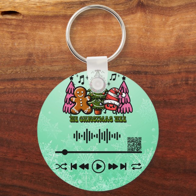 Chaveiro Digitalize por vídeo, Rockin' (Verso)