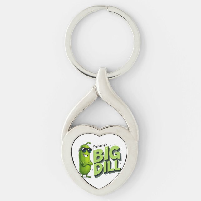 Chaveiro Dill Pickles Lovers Gift - Designs Engraçados de C (Frente)