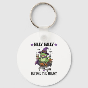 Chaveiro Dilly Dally Antes do Susto Sapo Carrinho de Compra