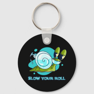 Chaveiro Diminua Sua Velocidade Caracol Engraçado com Desin