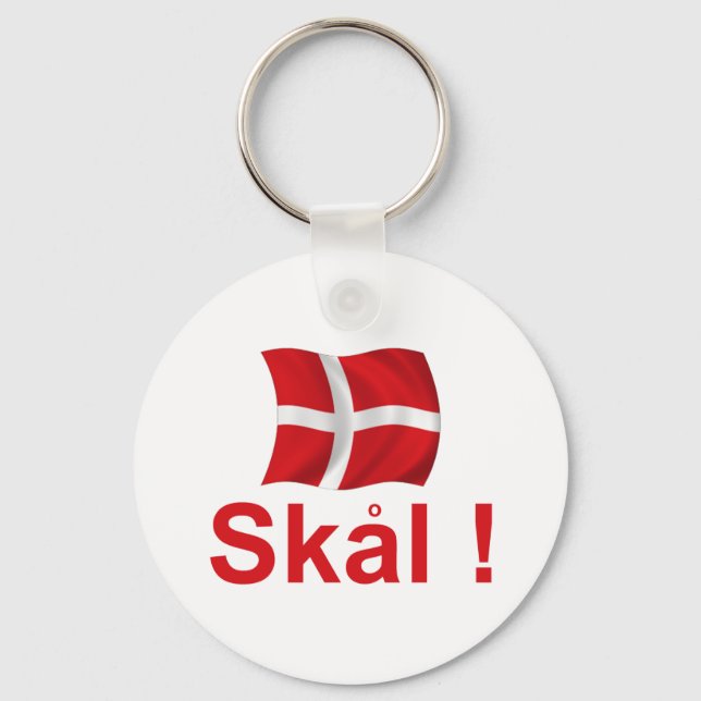 Chaveiro Dinamarca Skal! (Frente)