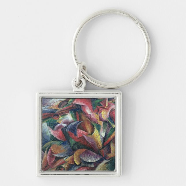Chaveiro Dinamismo do corpo, 1913 (óleo em canvas) (Frente)