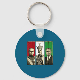 Chaveiro dinastia Pahlavi três gerações reza shah