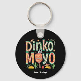 Chaveiro Dinko de Mayo Funny Cinco de Mayo Pickleball Pun