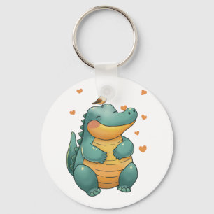 Chaveiro Dino e amigos passarinhos