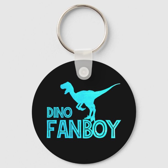 Chaveiro Dino Fanboy - Lover do Dinossauro (Frente)