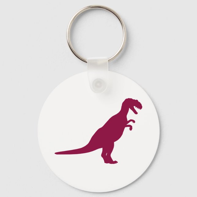 Chaveiro Dinossaur Maroon (Frente)