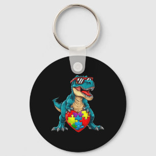 Chaveiro Dinossauro Autismo Quebra-cabeça de Consciencializ